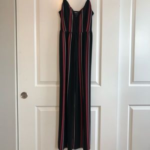 Express pin stripe jumpsuit